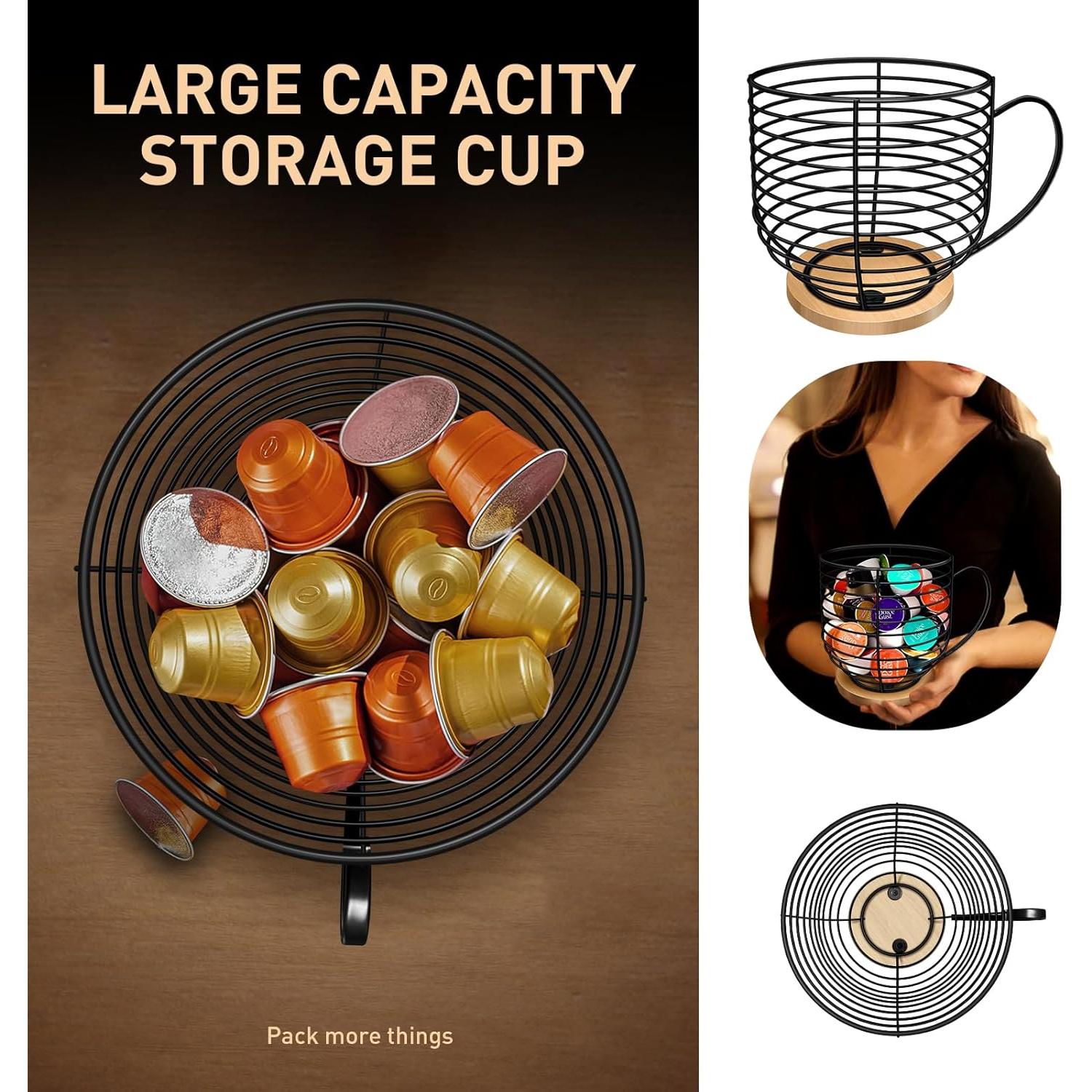 Soporte para Cápsulas de Café BYTEAIDREX - Organizador de Encimera