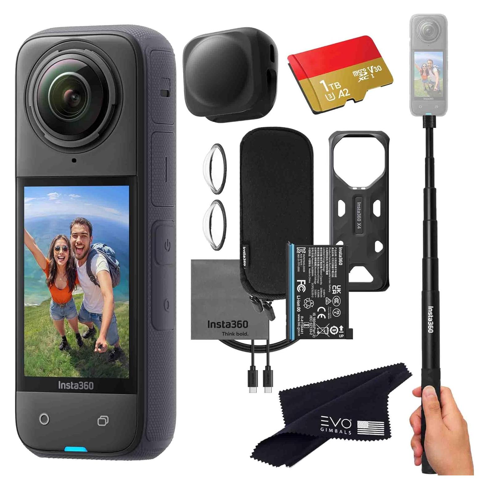 Cámara de Acción 360 Insta360 X4 8K 48MP a Prueba de Agua