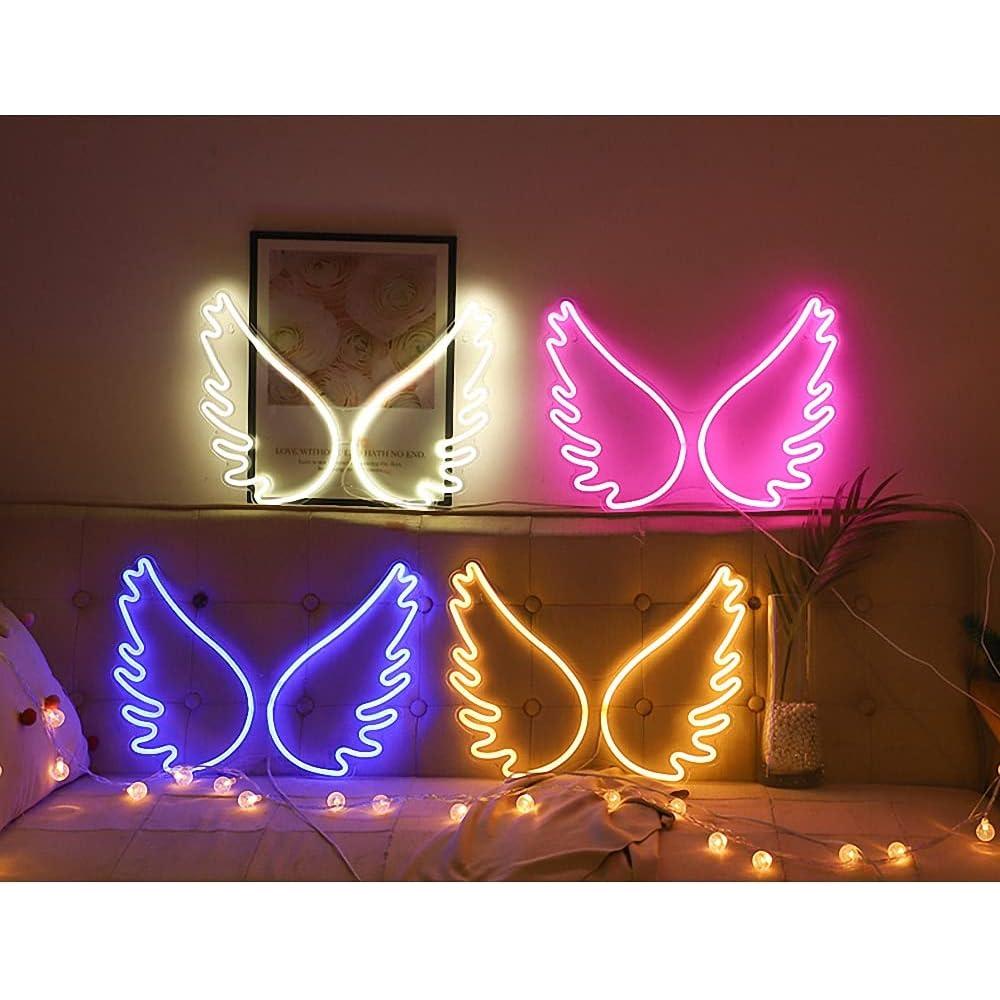 Luz de Neón Ulalaza LED Azul 45x34 cm USB Decorativa