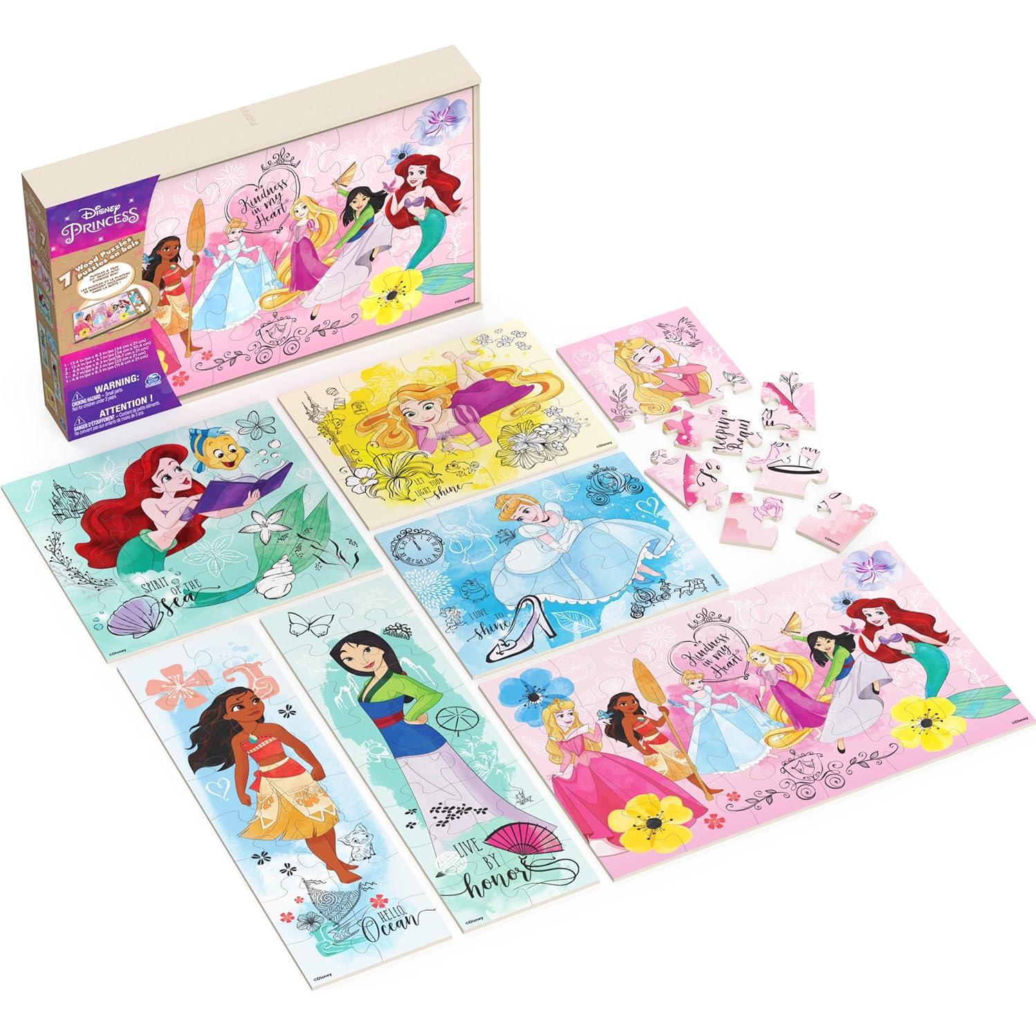 Rompecabezas de Princesas Disney Spin Master - 7 Piezas