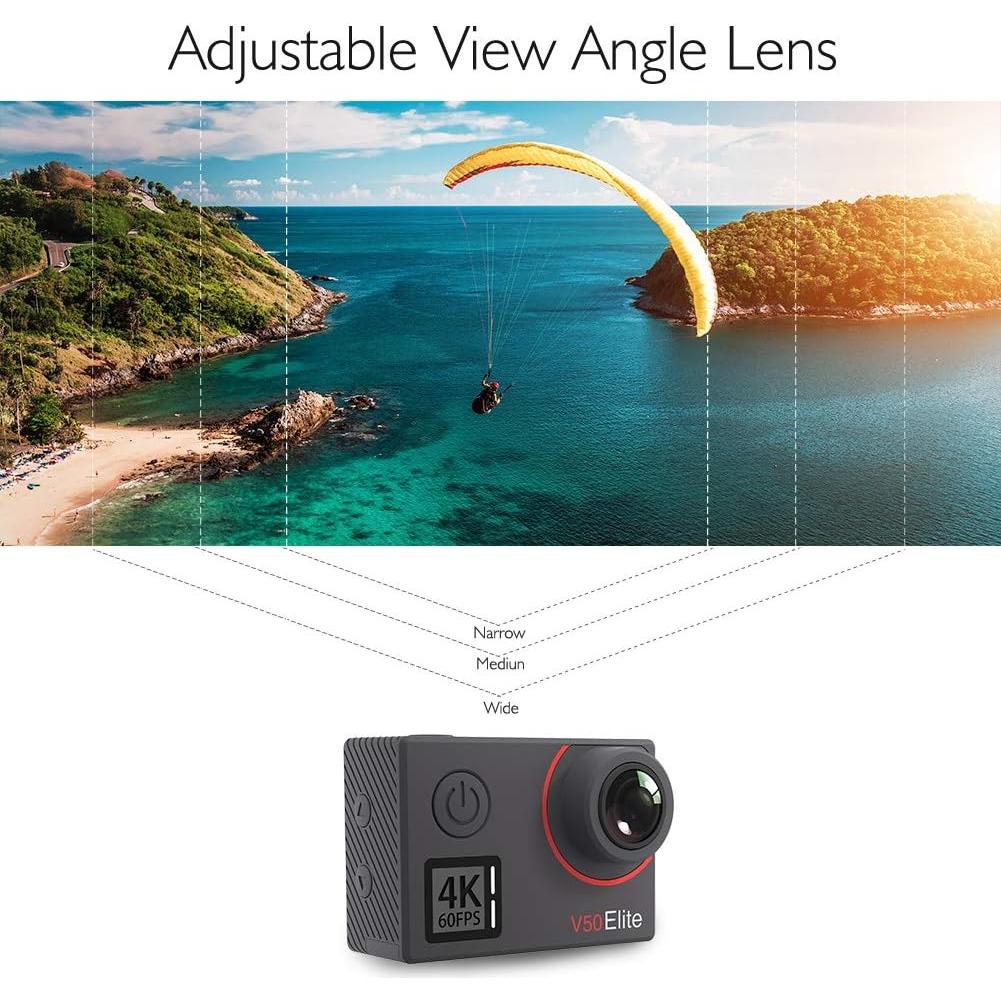 Cámara de Acción AKASO V50 Elite 4K 60fps Impermeable 40m