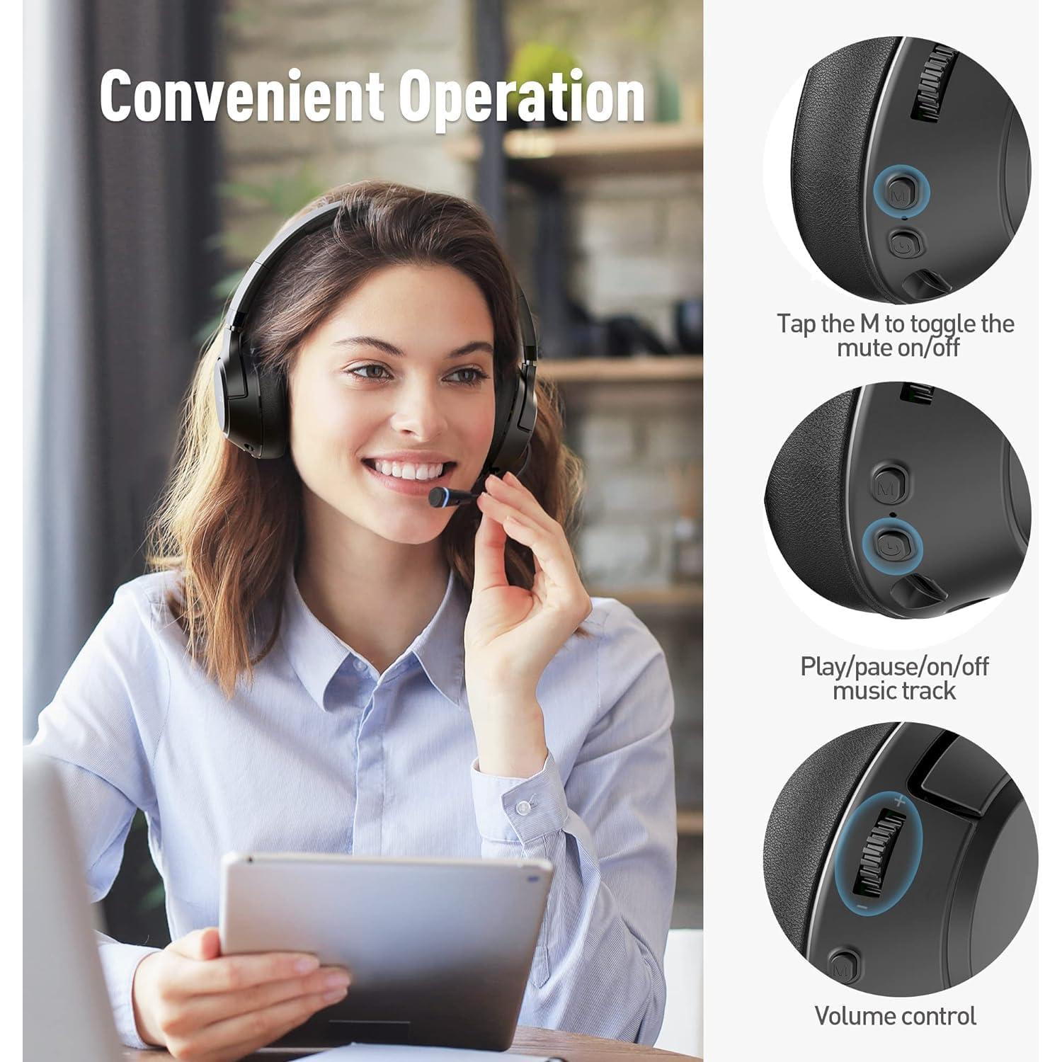 Auriculares Inalámbricos COOSII H300 Bluetooth con Micrófono