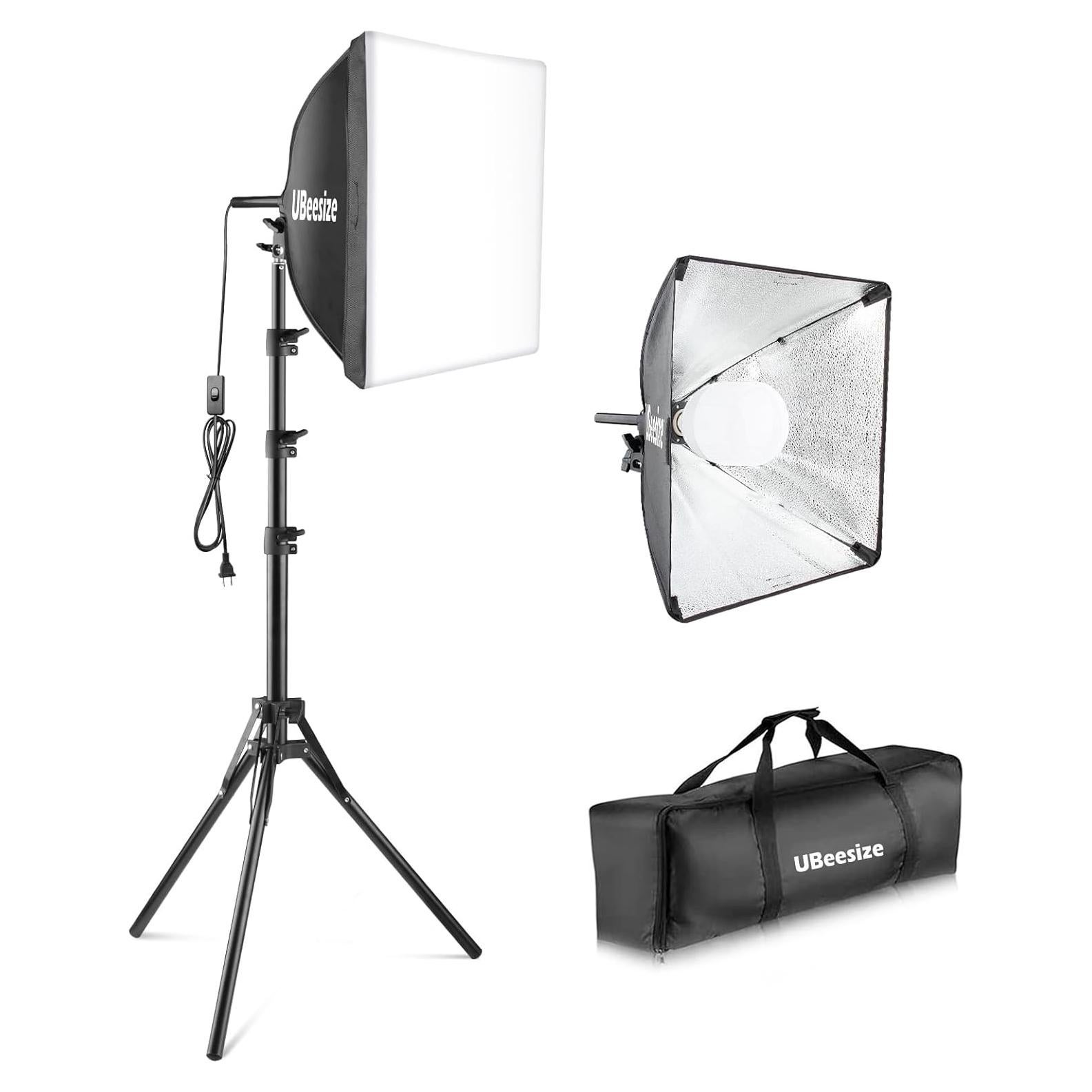 Kit de Iluminación Softbox UBeesize 40x40 cm 40W 6500K