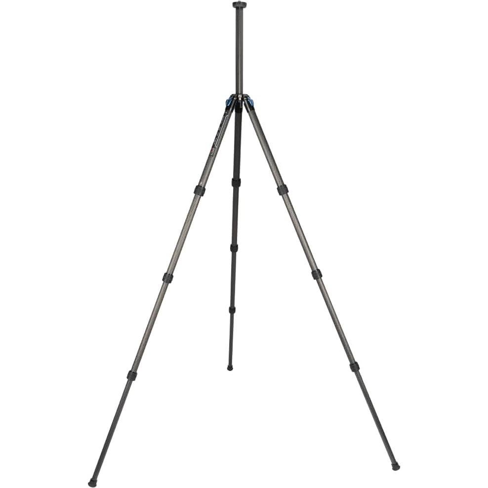 SIRUI ST-124 Carbon Fiber Tripod with Triangular Centre Column, Waterproof, Travel Tripod for Cameras, 4 Sections, 62.2inch, Load 26lbs