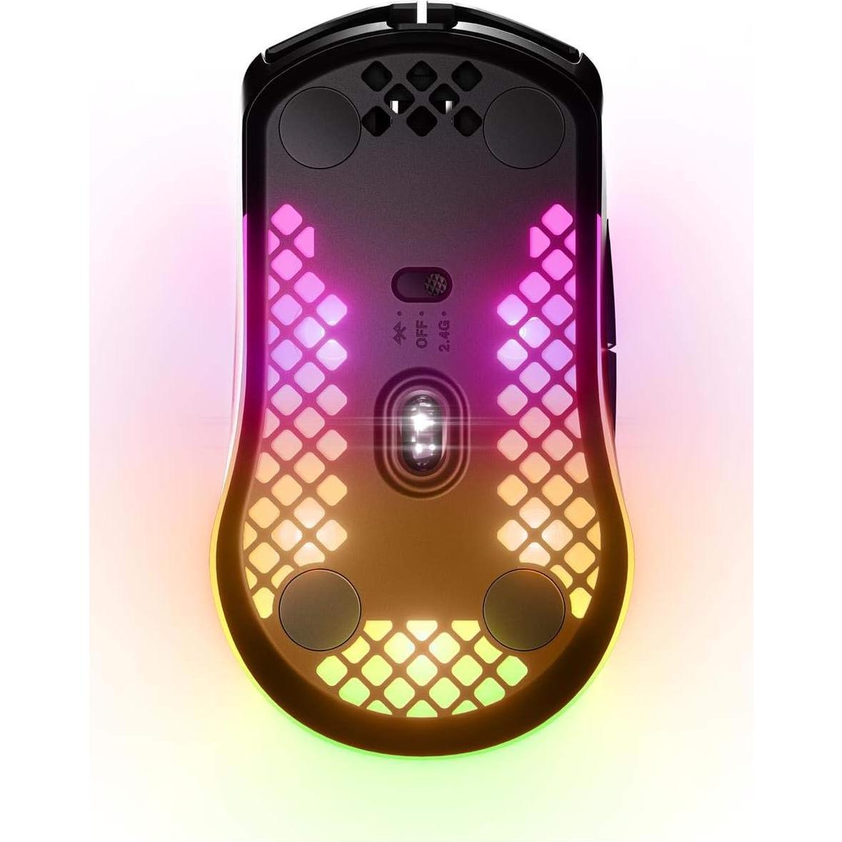 SteelSeries Aerox 3 - Ratón Gaming Inalámbrico Ultra-Ligero