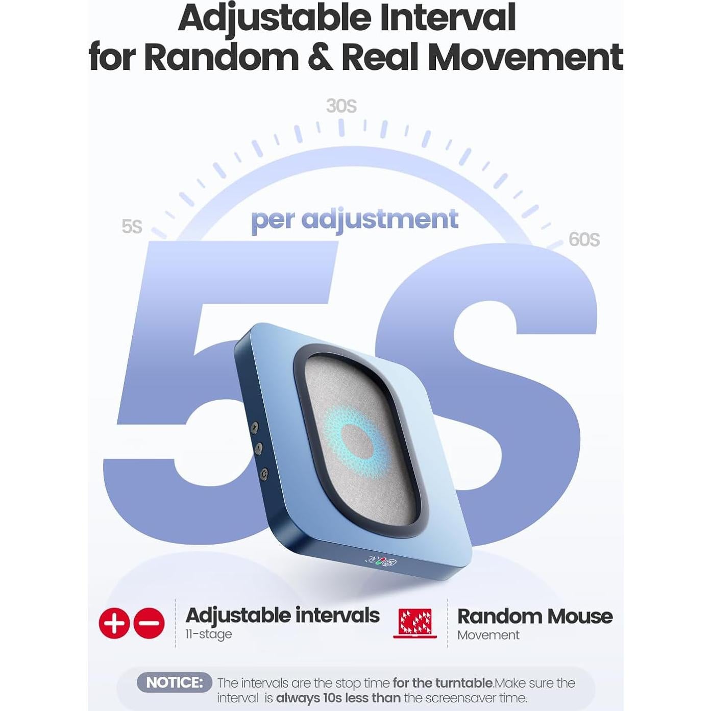 Mover de Ratón VAYDEER FMB035 con Plataforma Ampliada y LED