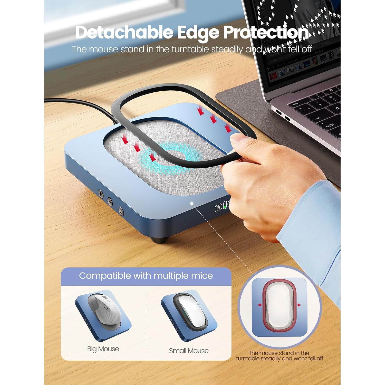 Mover de Ratón VAYDEER FMB035 con Plataforma Ampliada y LED