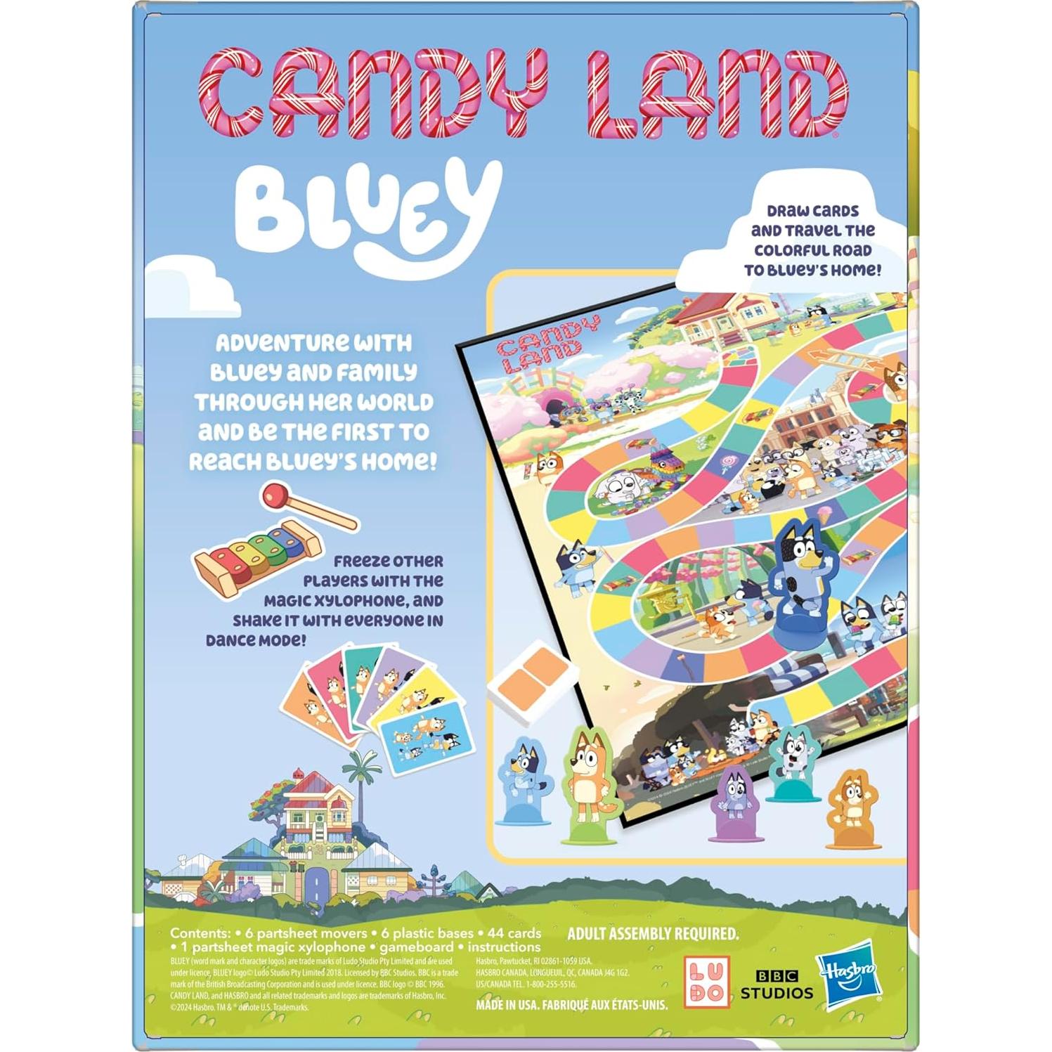 Juego de Mesa Hasbro Candy Land Bluey 2-6 Jugadores
