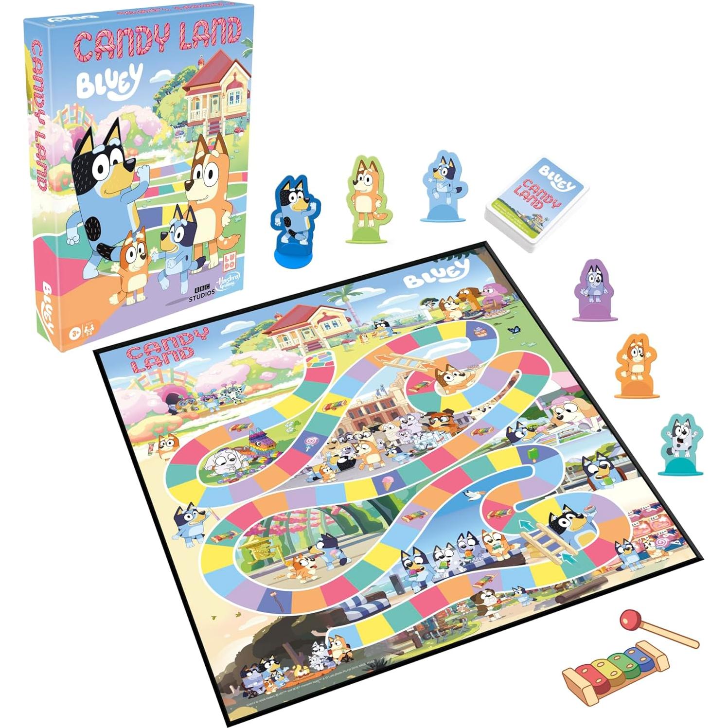 Juego de Mesa Hasbro Candy Land Bluey 2-6 Jugadores