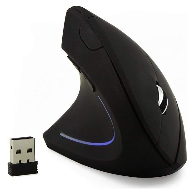 Ratón Inalámbrico Ergonómico Vertical SXBan para Zurdos 1600 DPI