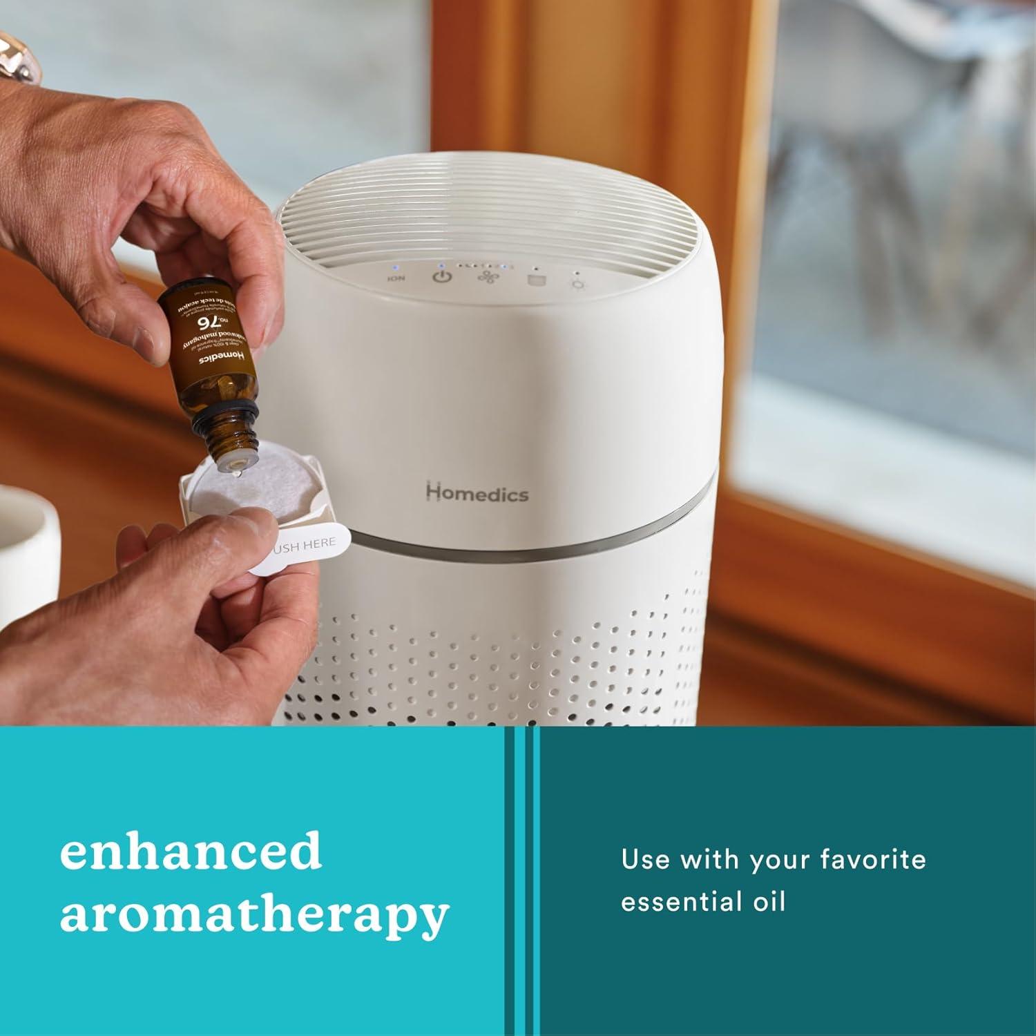 Purificador de Aire Homedics T22 5 en 1 HEPA UV-C 40W