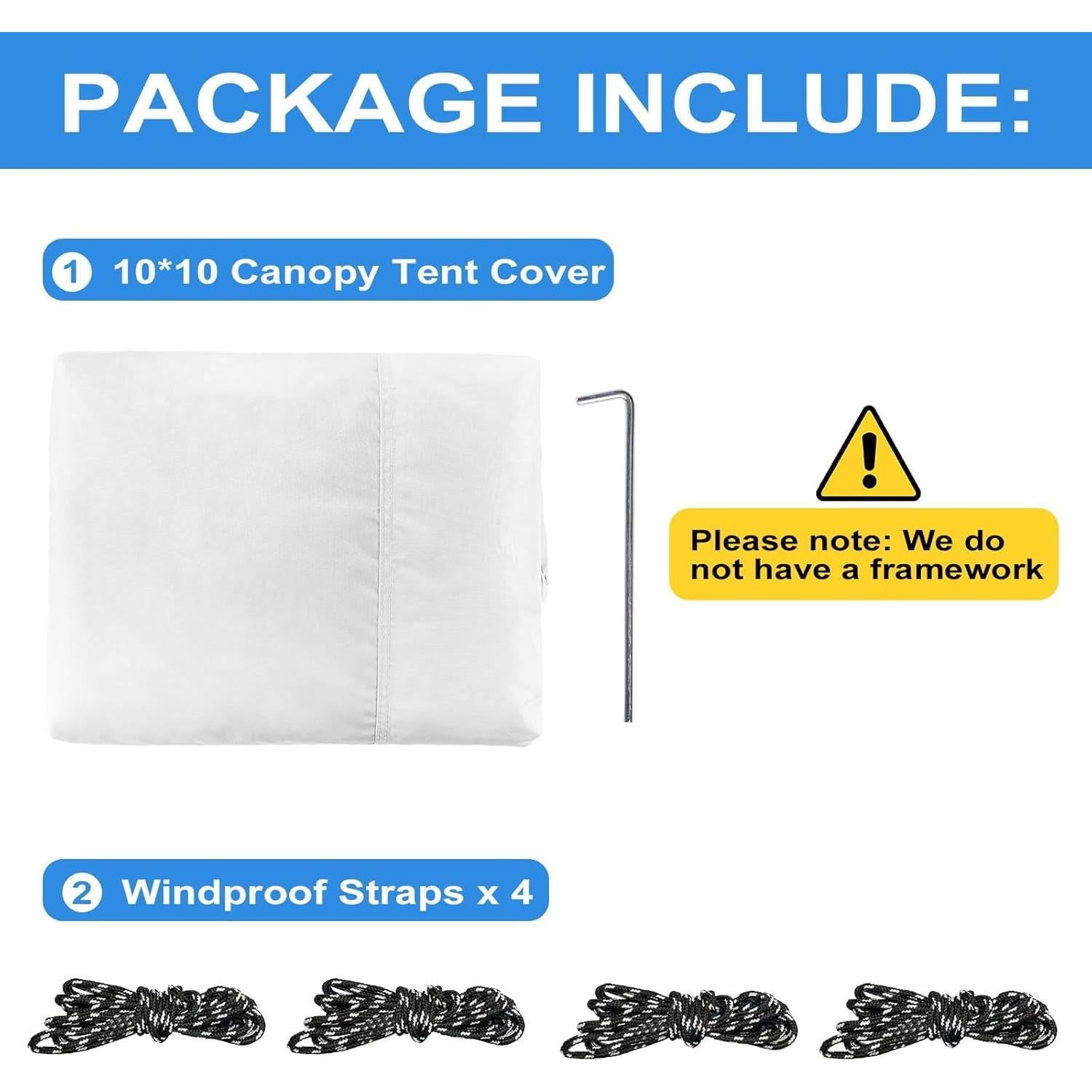 Cubierta Superior de Carpa Plegable MALOROY 3x3m Impermeable