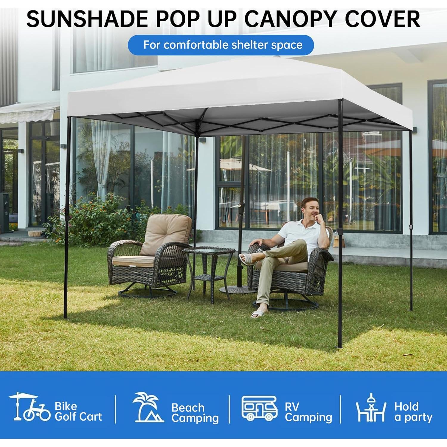 Cubierta Superior de Carpa Plegable MALOROY 3x3m Impermeable
