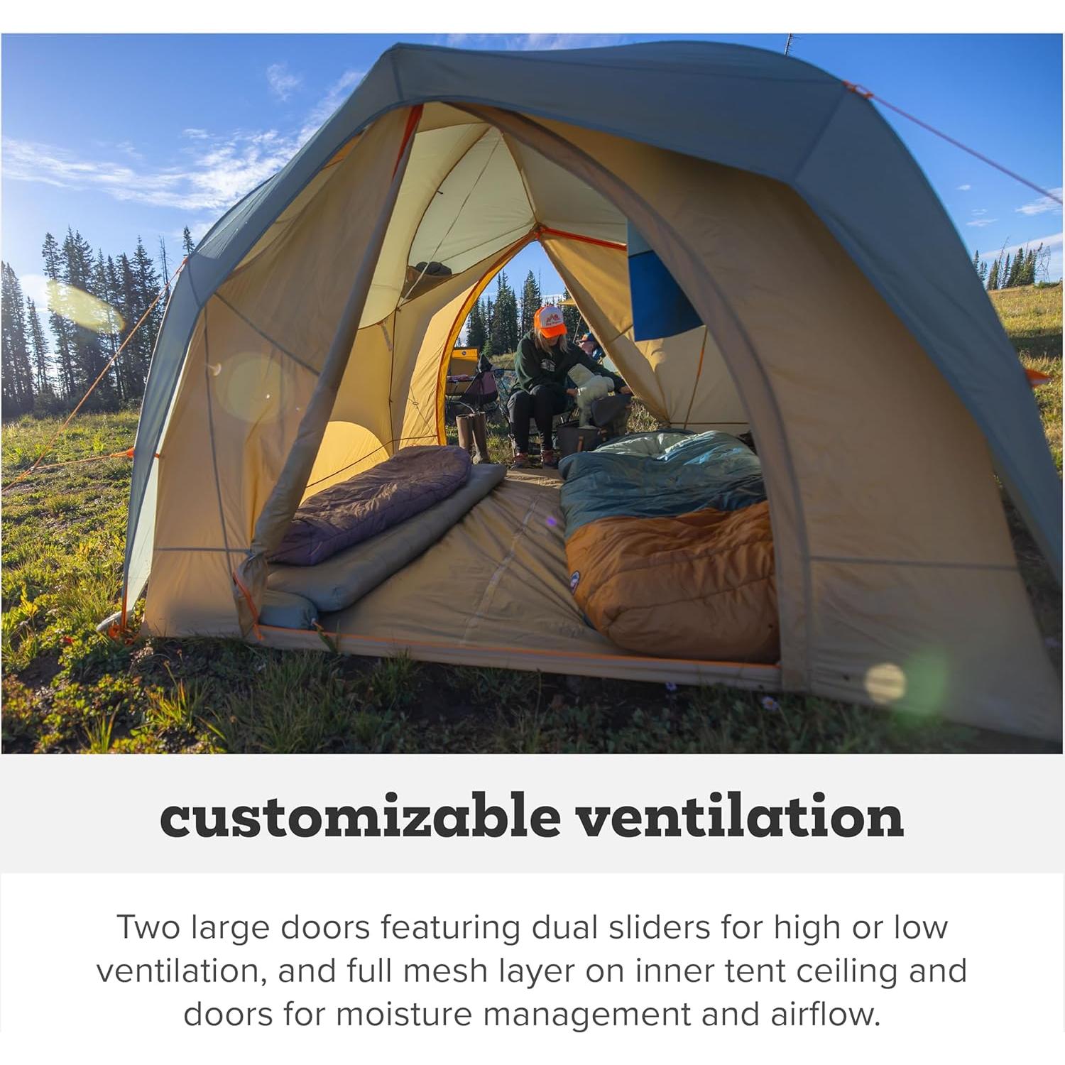 Tienda de Camping Big Agnes Gran Casa 4 Personas Impermeable