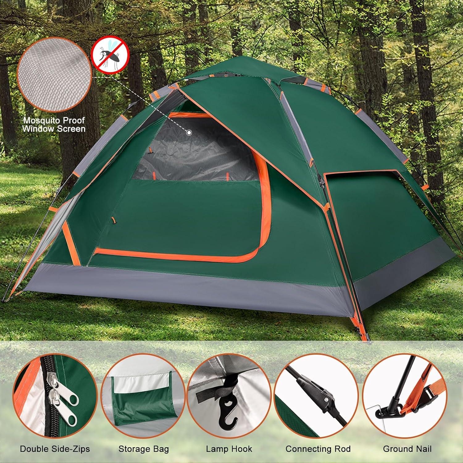 Carpa de Camping VXVGER VX Domo 2 Personas Impermeable