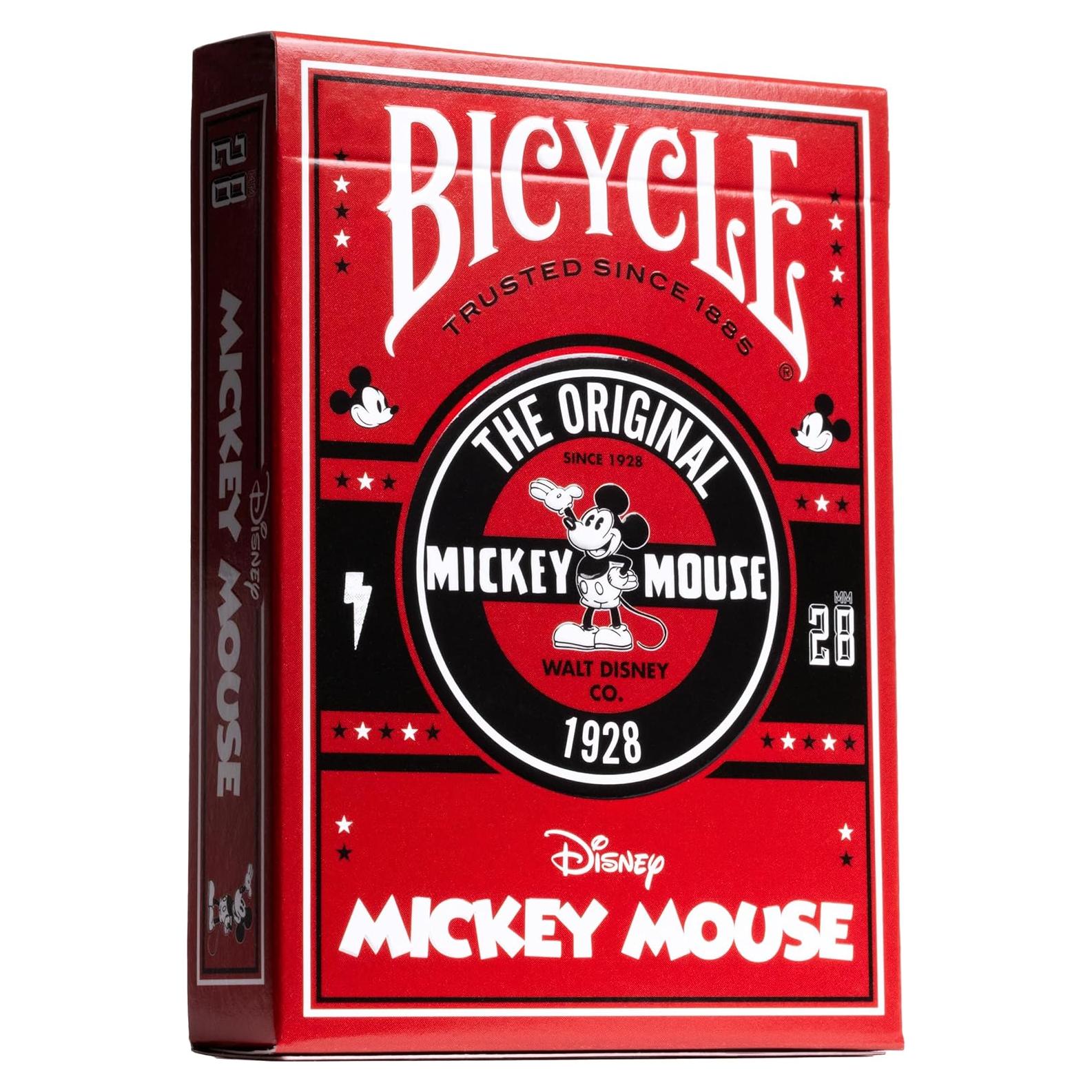 Cartas de Juego Mickey Mouse Bicycle 1928 - 54 Piezas