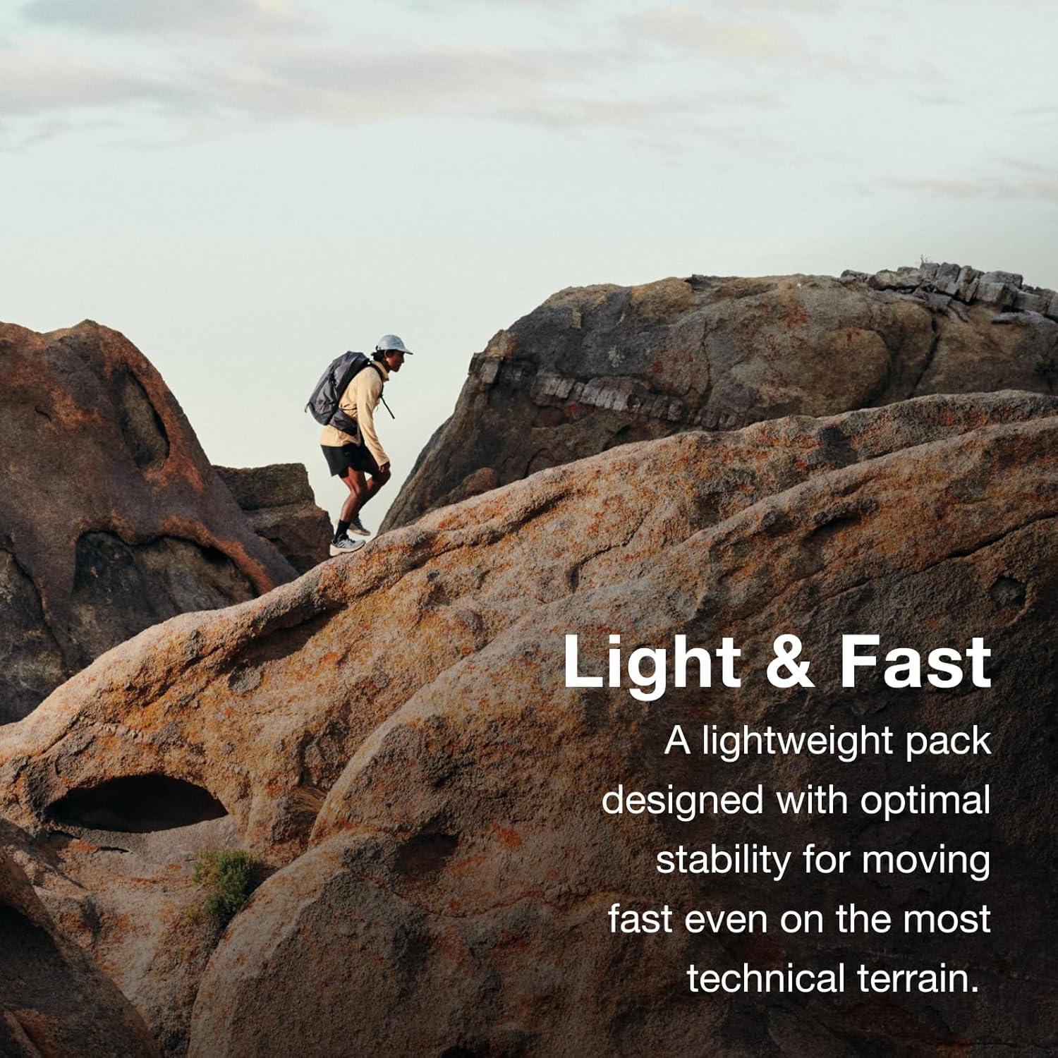 Mochila de Senderismo Osprey Talon 22L para Hombres - Negro/Gris