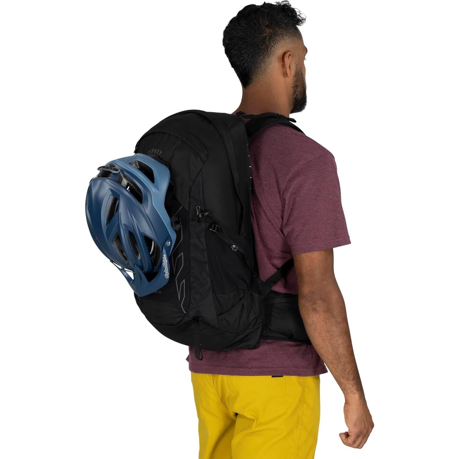 Mochila de Senderismo Osprey Talon 22L para Hombres - Negro/Gris