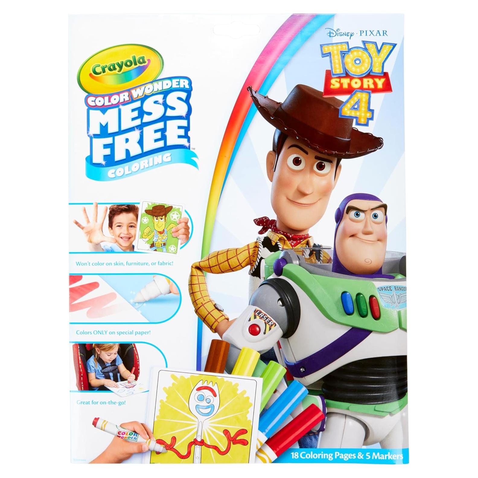 Set de Páginas para Colorear Crayola Toy Story 4 - 23 Piezas