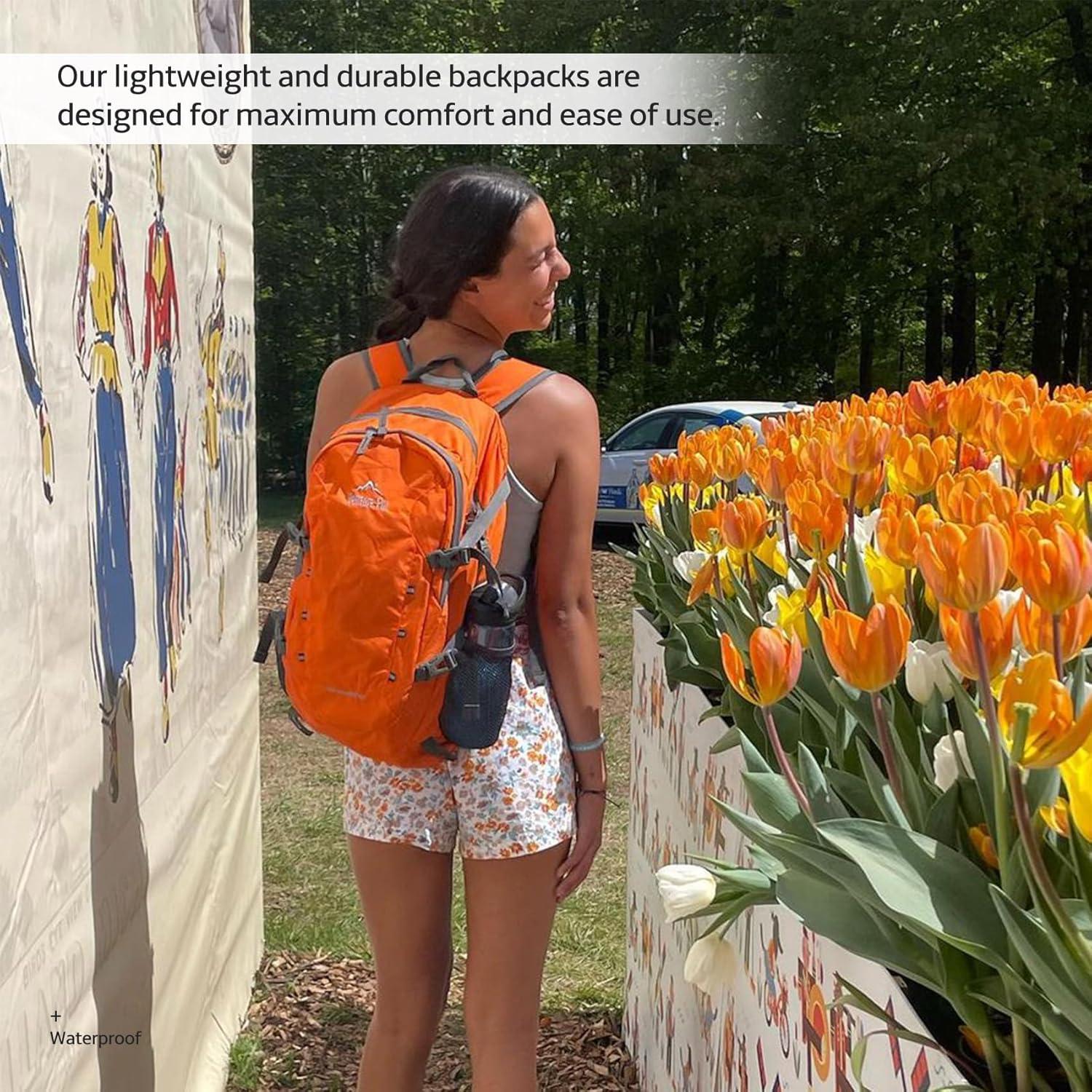 Mochila Plegable Venture Pal 40L Naranja para Viajes y Senderismo