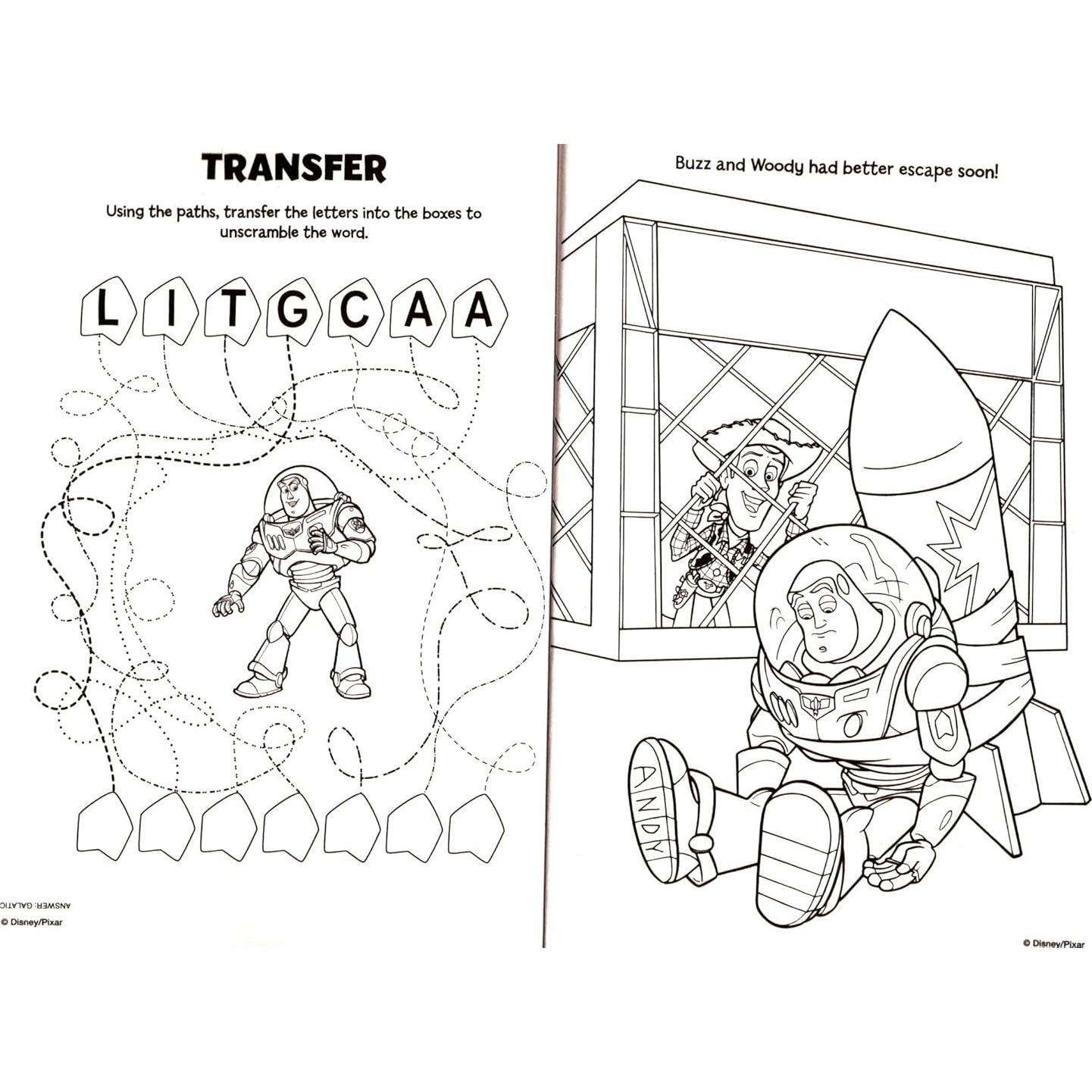 Libro Gigante para Colorear Disney Pixar Toy Story - 120 Páginas