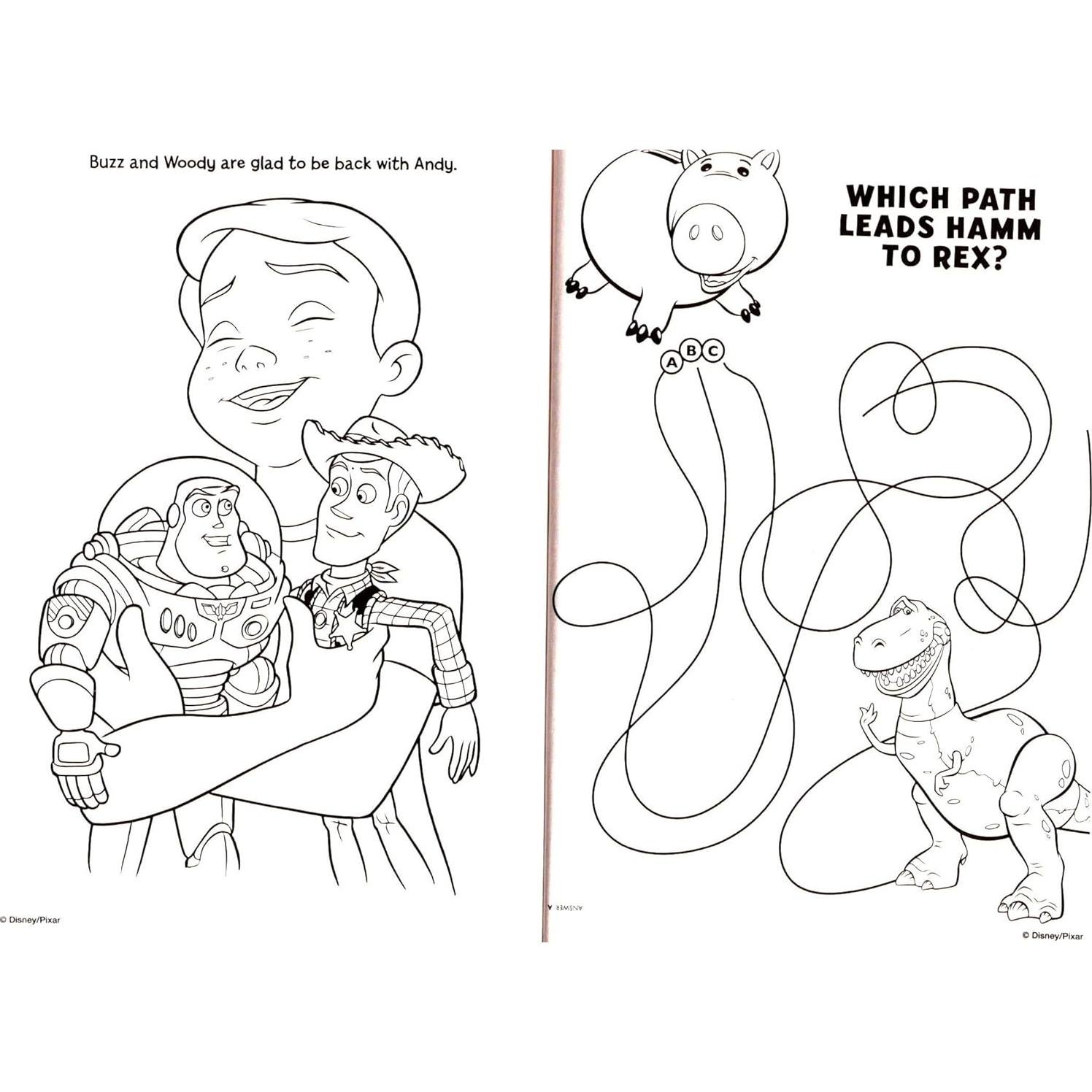 Libro Gigante para Colorear Disney Pixar Toy Story - 120 Páginas