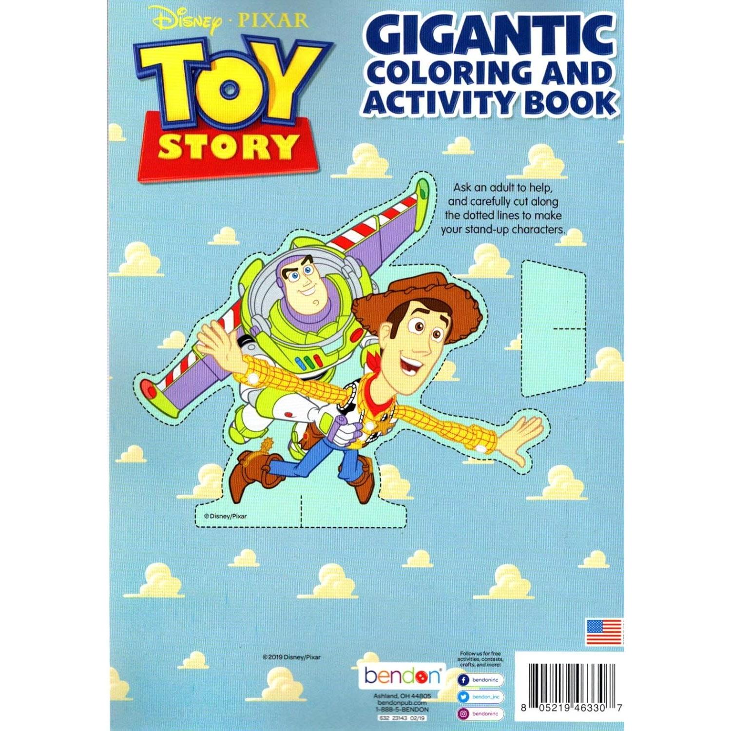 Libro Gigante para Colorear Disney Pixar Toy Story - 120 Páginas