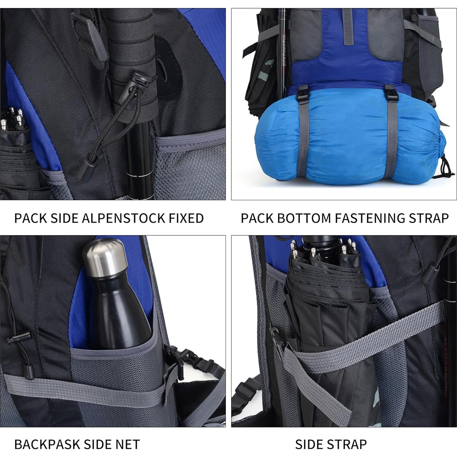 Mochila de Senderismo Russel Molly 50L Resistente al Agua