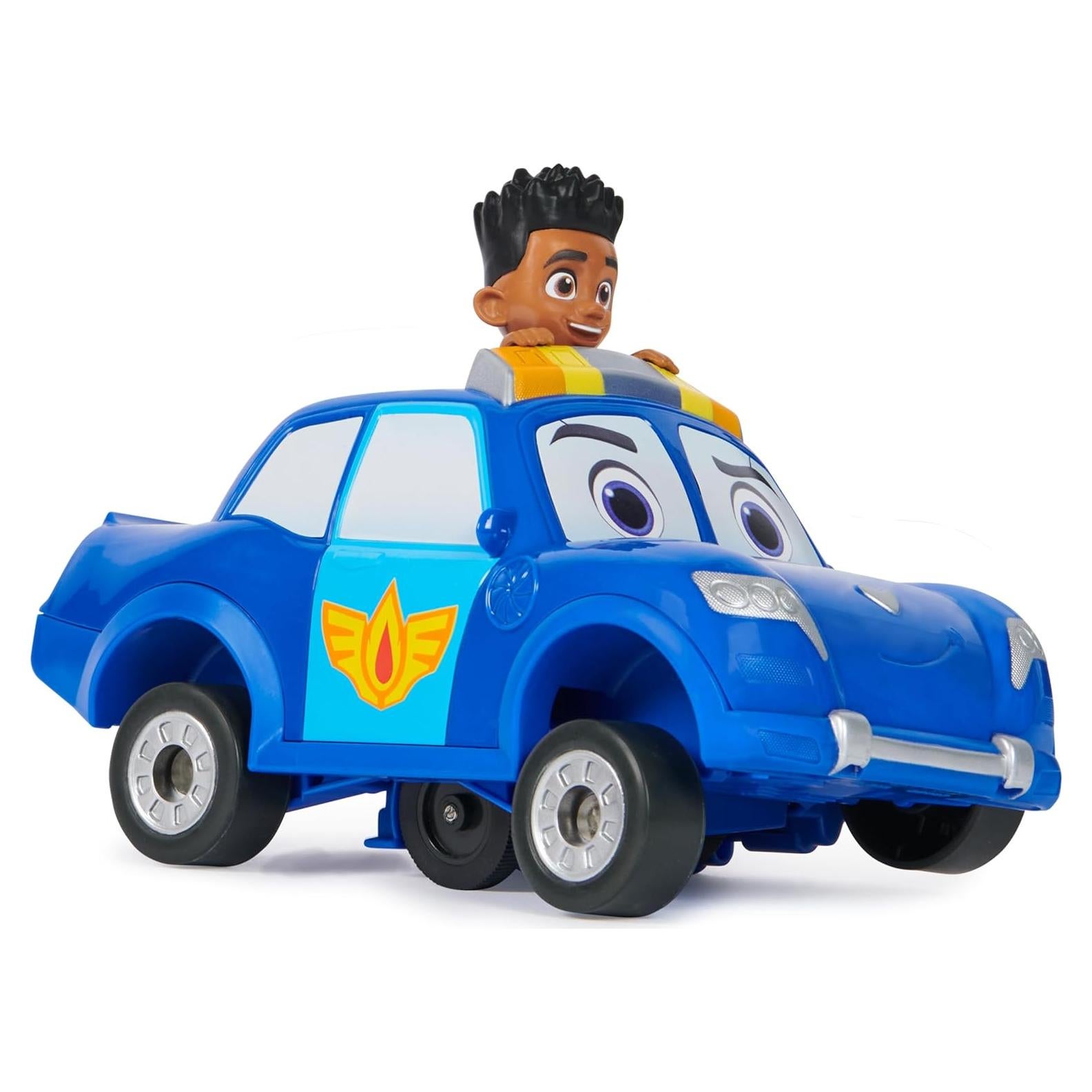 Coche de Juguete Disney Junior Firebuds Piston con Retroceso