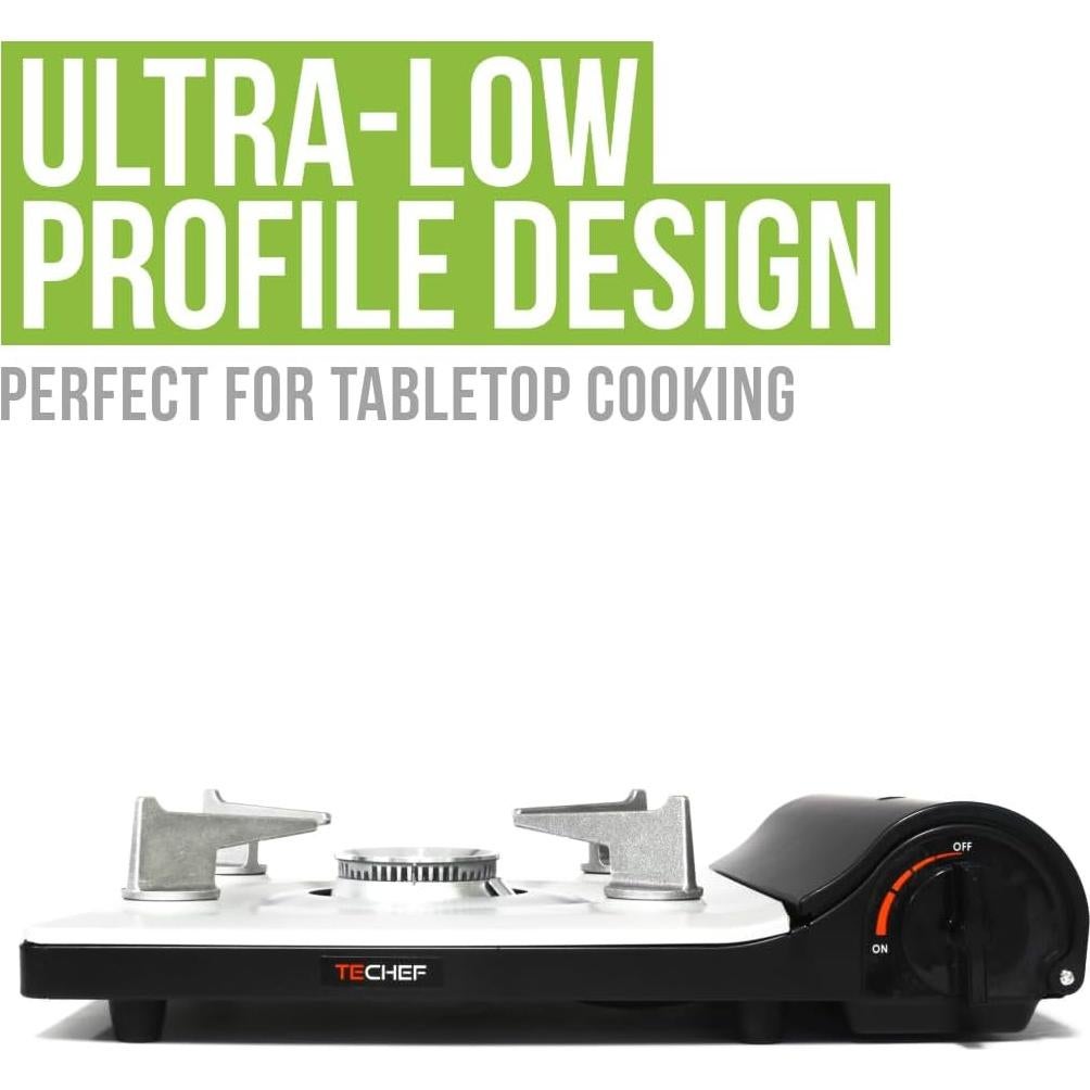Estufa de Gas Butano Portátil TECHF - 2800 kcal/h - Corea