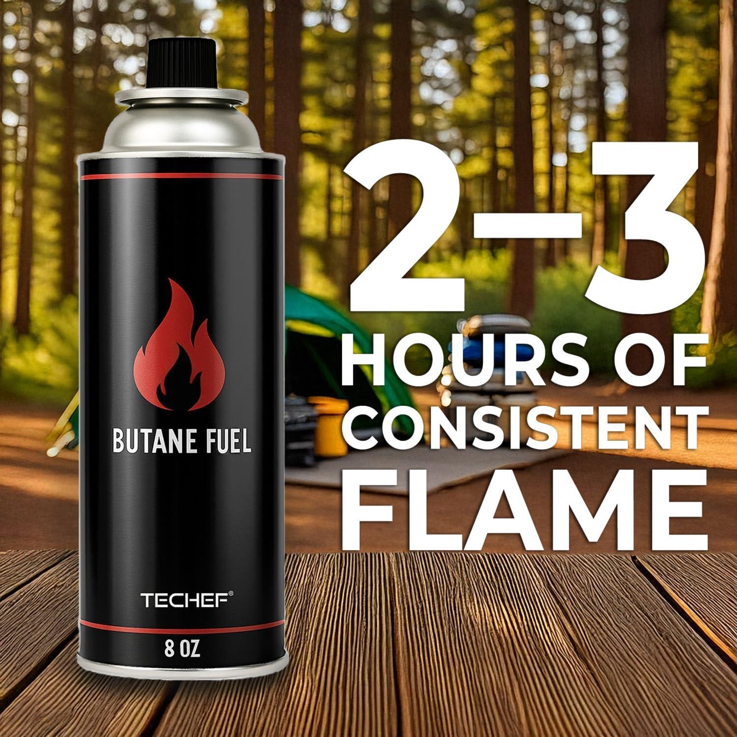 Estufa de Gas Butano Portátil TECHF - 2800 kcal/h - Corea