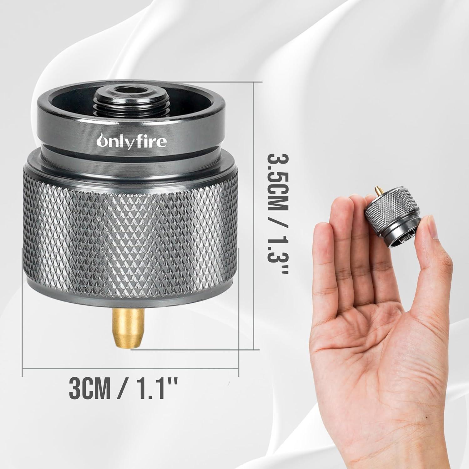 Adaptador de Estufa Camping Onlyfire GS316 Propano 1lb