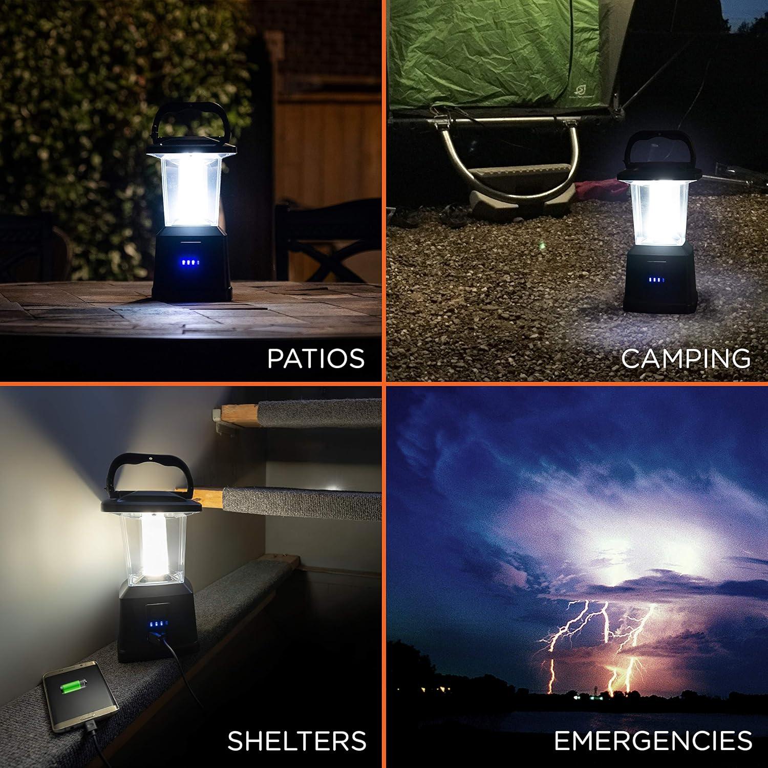 Linterna Recargable LED Enbrighten 650 Lúmenes IP54