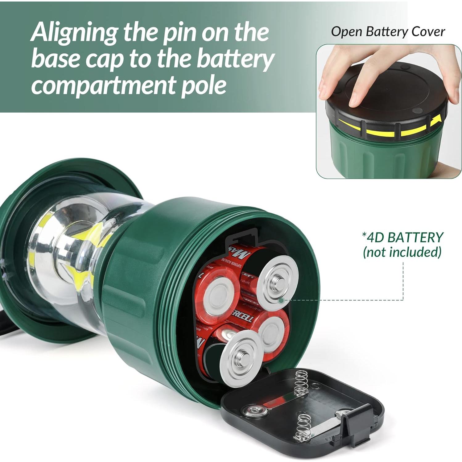 Linterna de Camping LED Elesall DA-Y-6841-US 2500 Lúmenes