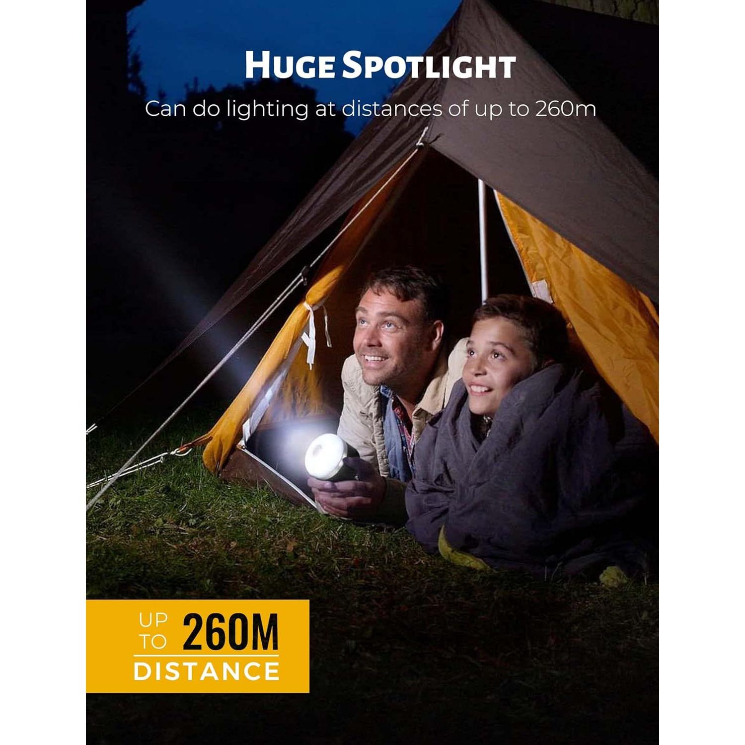 Linterna de Camping Recargable Wildley 600LM IP65 Verde