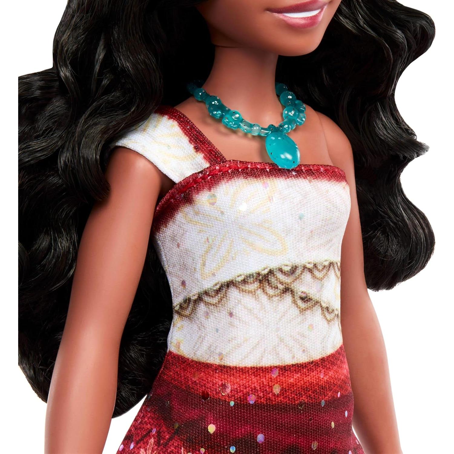 Mattel Disney Moana 2 Singing Adventure Moana Doll with Signature Outfit & Accessories, Sings “We’re Back” in English