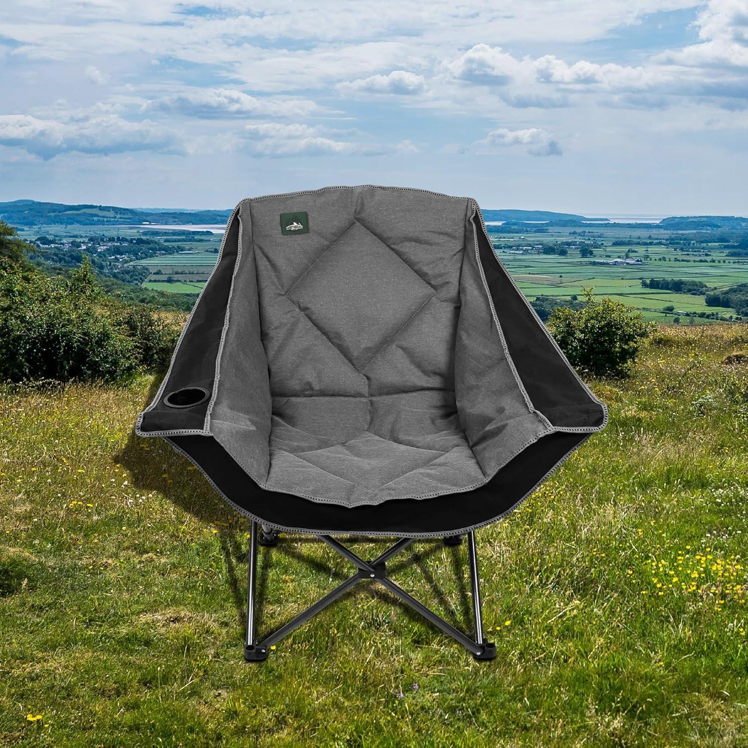 Silla de Camping Plegable Northroad Oxford Acolchada 136 kg