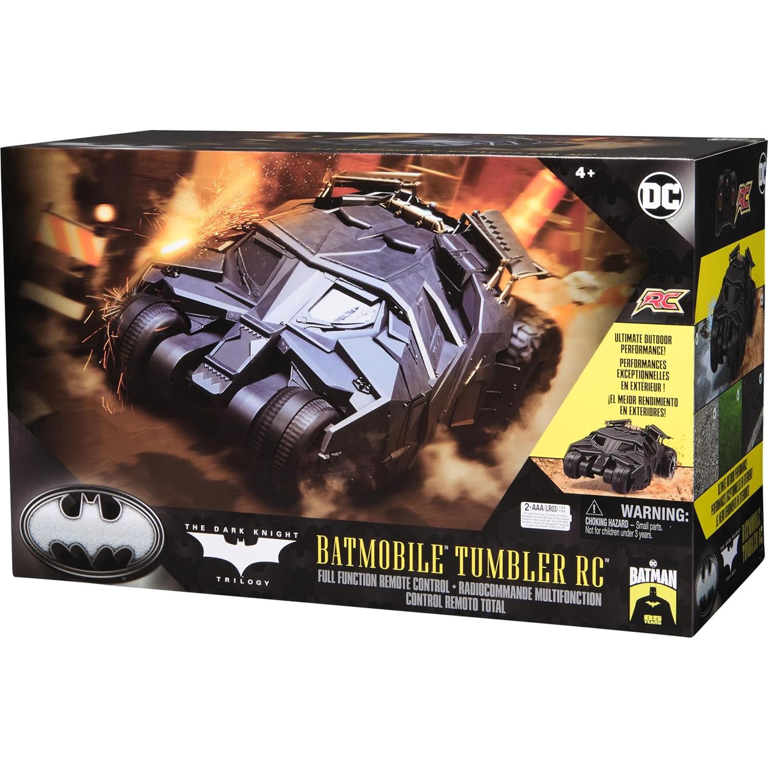 Batmóvil Tumbler RC Spin Master 1:15 Edición Especial