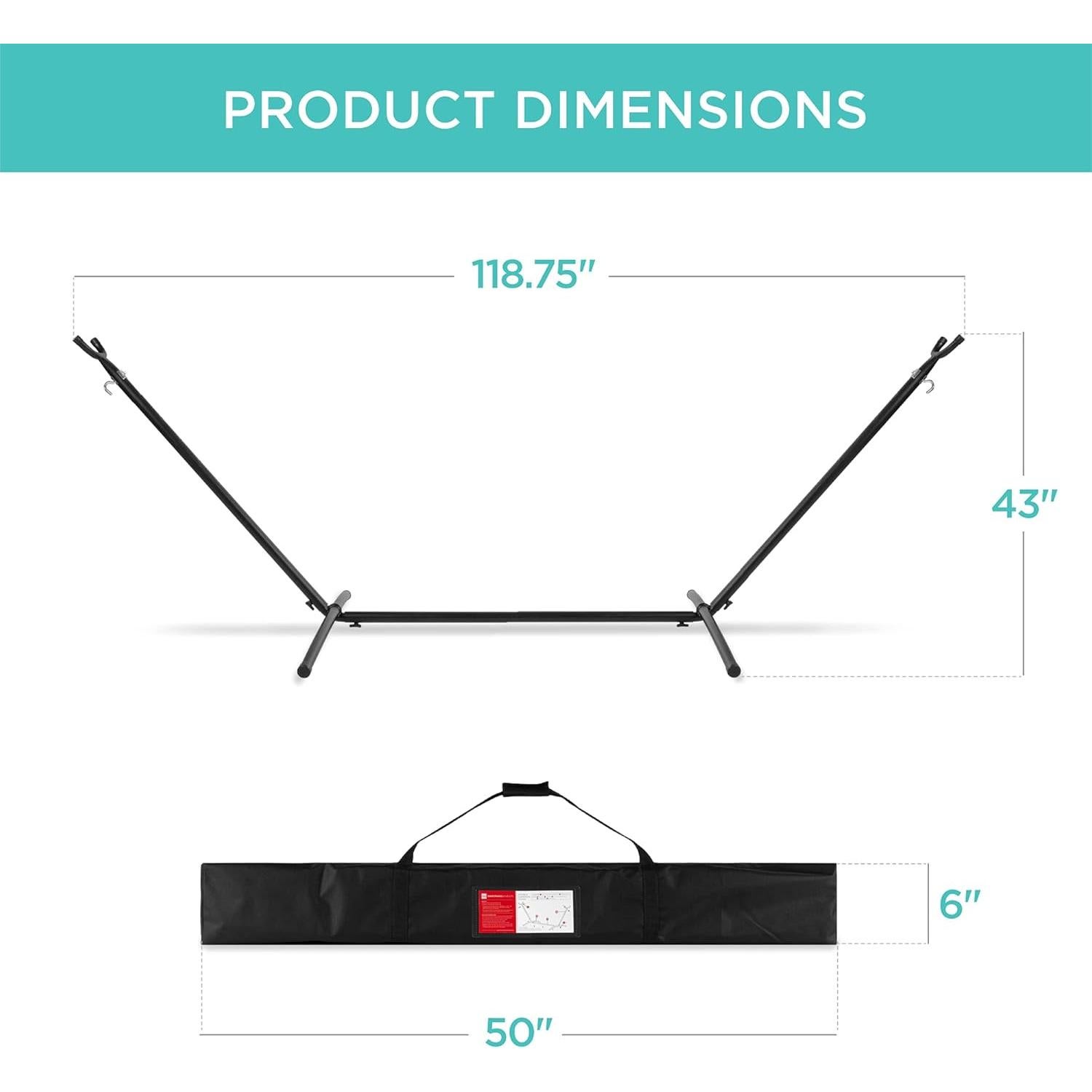 Hamaca Doble Mejor Opción Productos con Soporte Acero Abismo