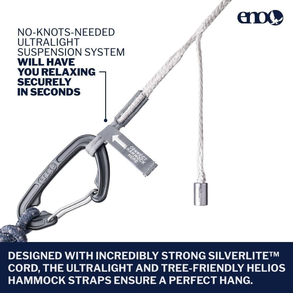 Correas de Hamaca ENO Helios Gris 2.46 m 300 kg Capacidad