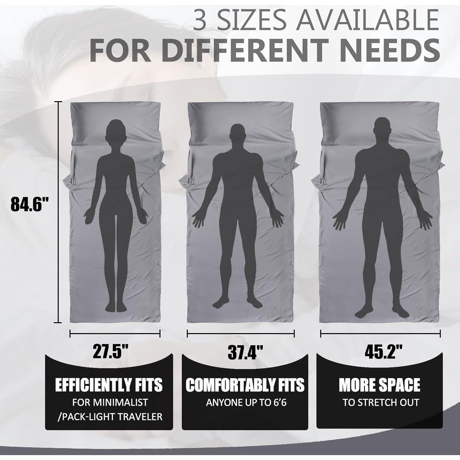 Forro de Saco de Dormir Frelaxy FY-24E Ultraligero 70x215cm