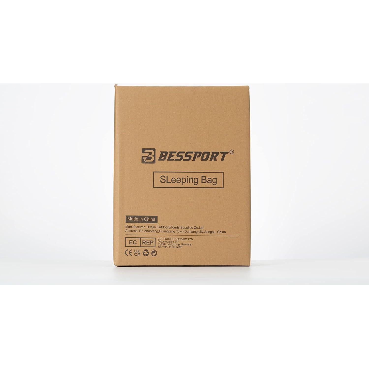 Saco de Dormir Bessport Grande Forrado de Franela -18°C