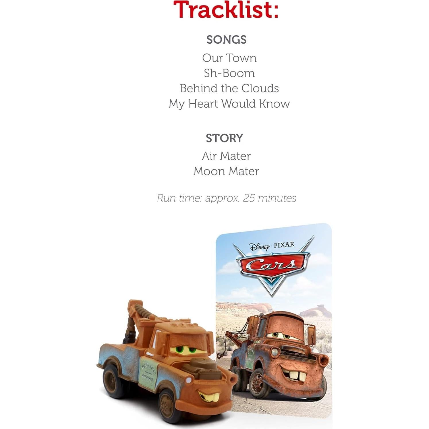 Figurita de Juguete Mater Tonies Disney Cars 2 10.8x3.5cm