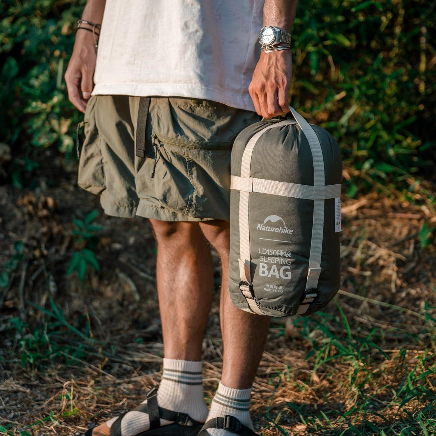 Saco de dormir Naturehike LD150 para camping 1 persona 3 estaciones