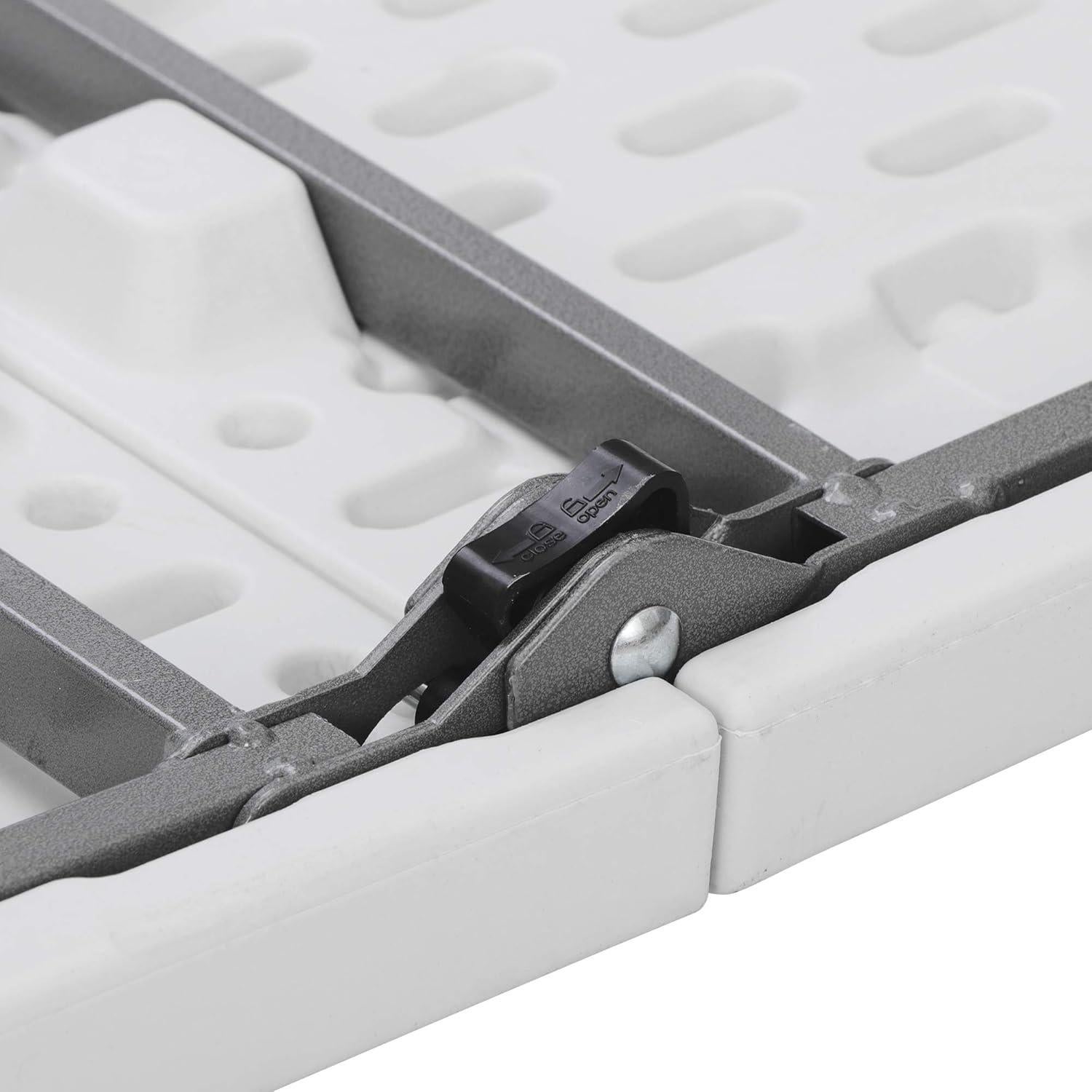 Mesa Plegable ZENY 1.80m Blanca para Picnic y Camping