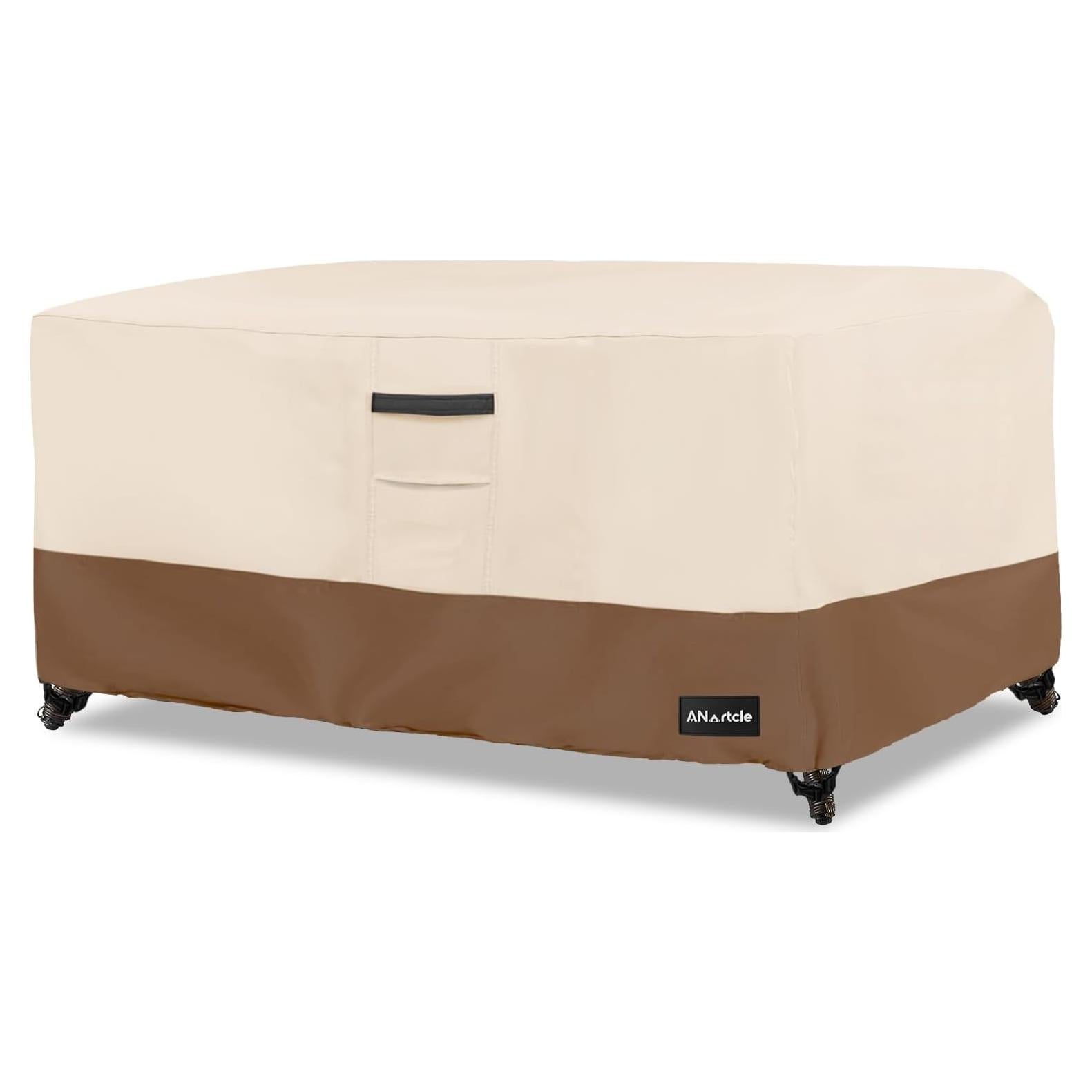 Cubierta de Mesa de Café Exterior ANartcle 121.9x71.1cm Beige