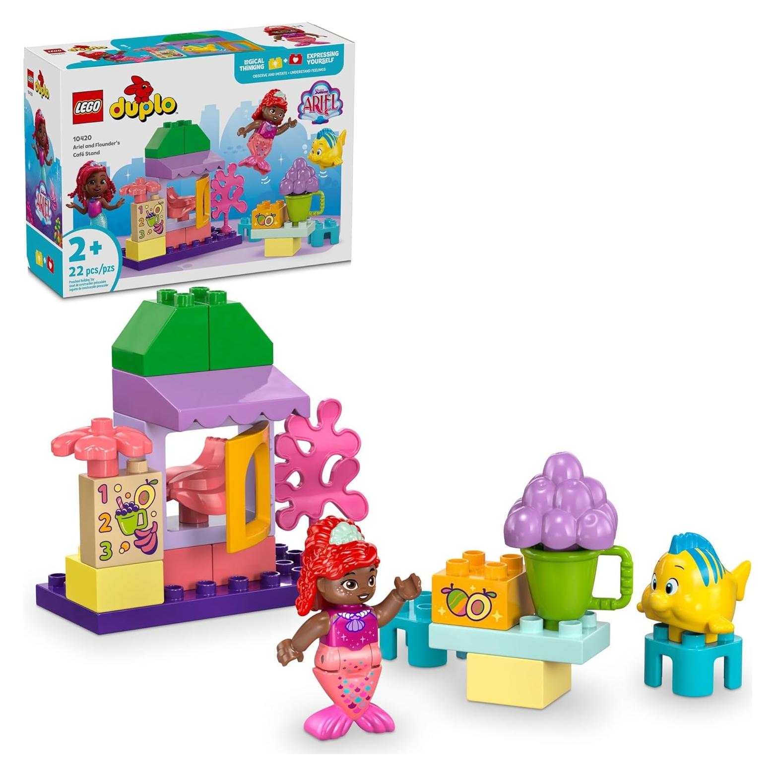 LEGO DUPLO Puesto de Café de Ariel y Flounder 24 Piezas
