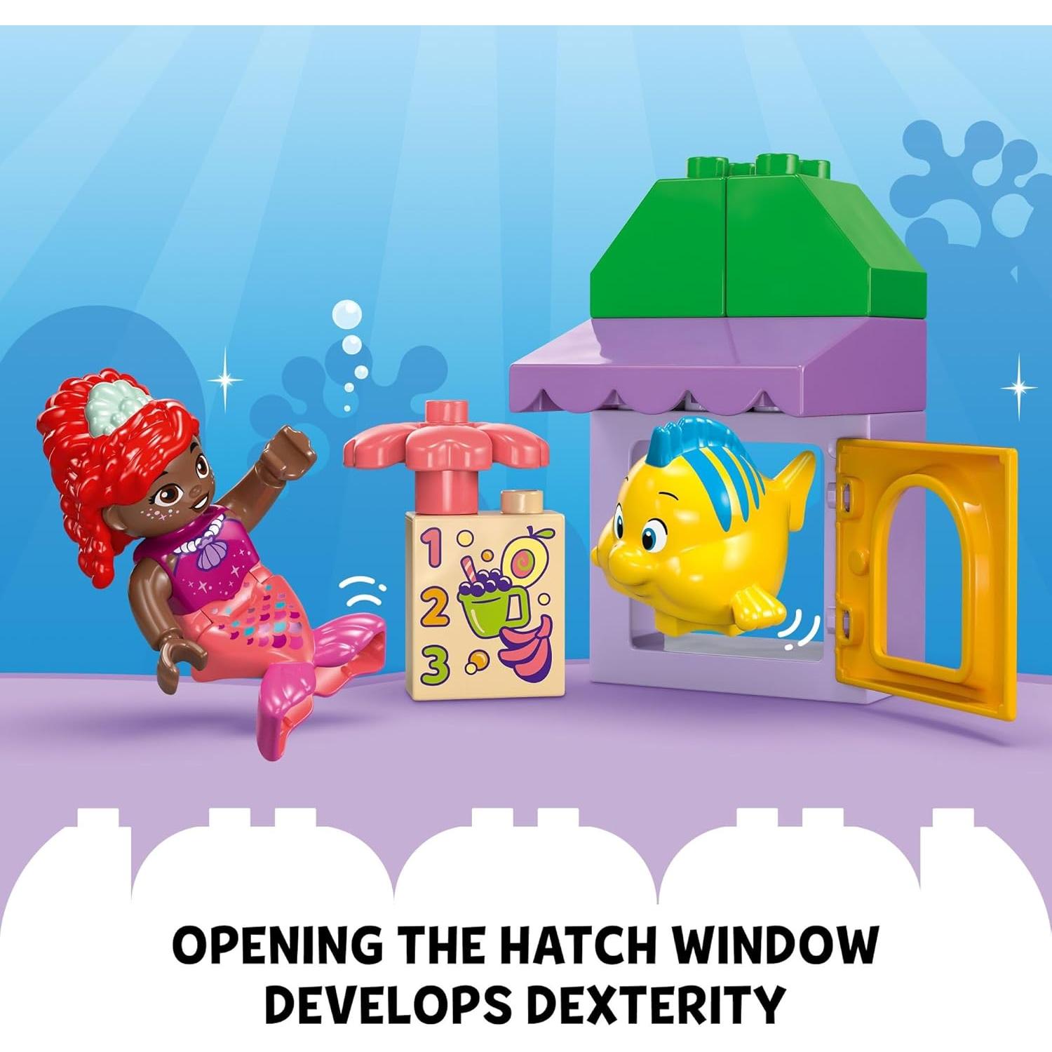 LEGO DUPLO Puesto de Café de Ariel y Flounder 24 Piezas