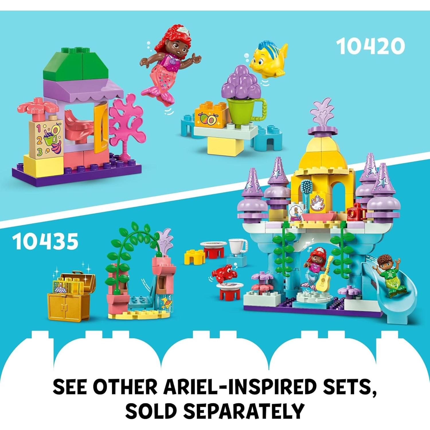 LEGO DUPLO Puesto de Café de Ariel y Flounder 24 Piezas