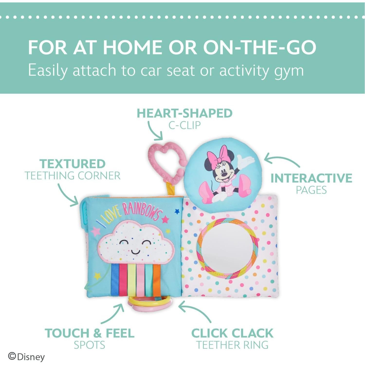 Libro Suave Disney Baby Minnie Mouse 12.7 cm para Bebés